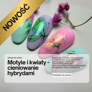 Motyle i kwiaty - technika cieniowania hybrydami